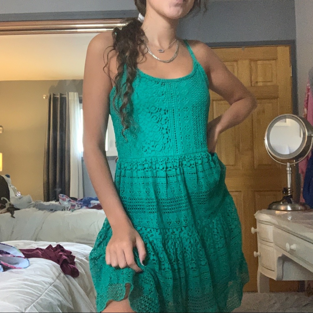 Green dress